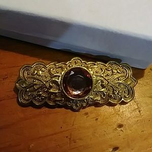 Peach Stone Broach "Vatican Libray Ciollection"